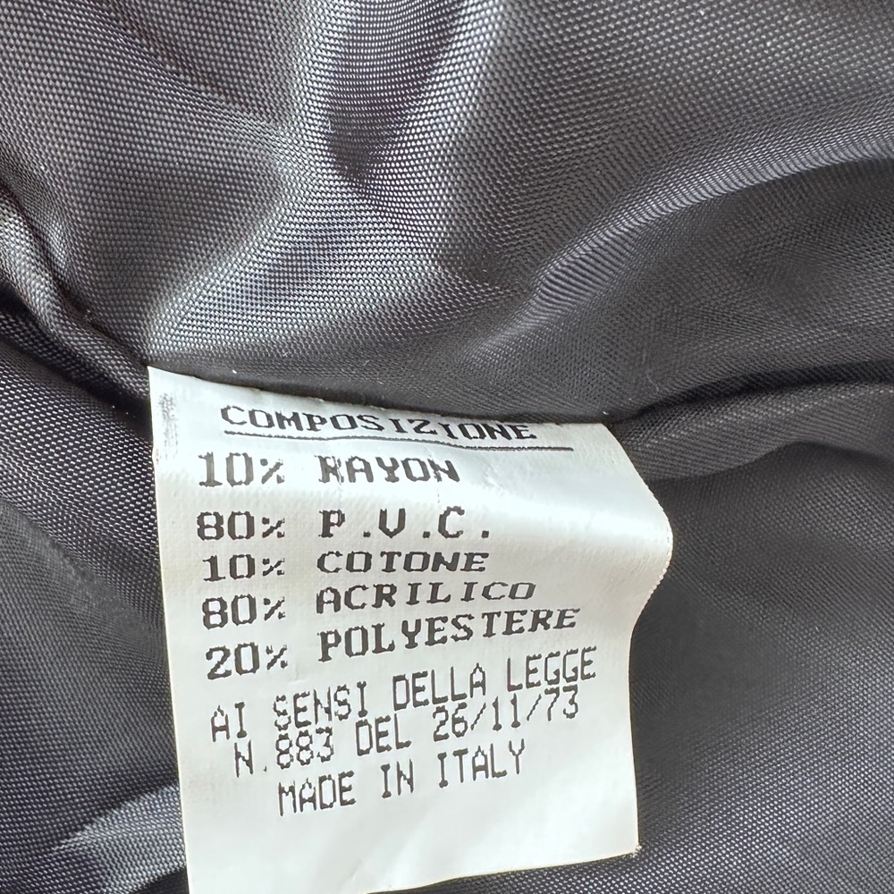 Black Leather Belted Women's Jacket - Picture 4 of 4
